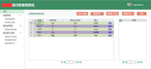 優易聯 項目撥付款管理系統